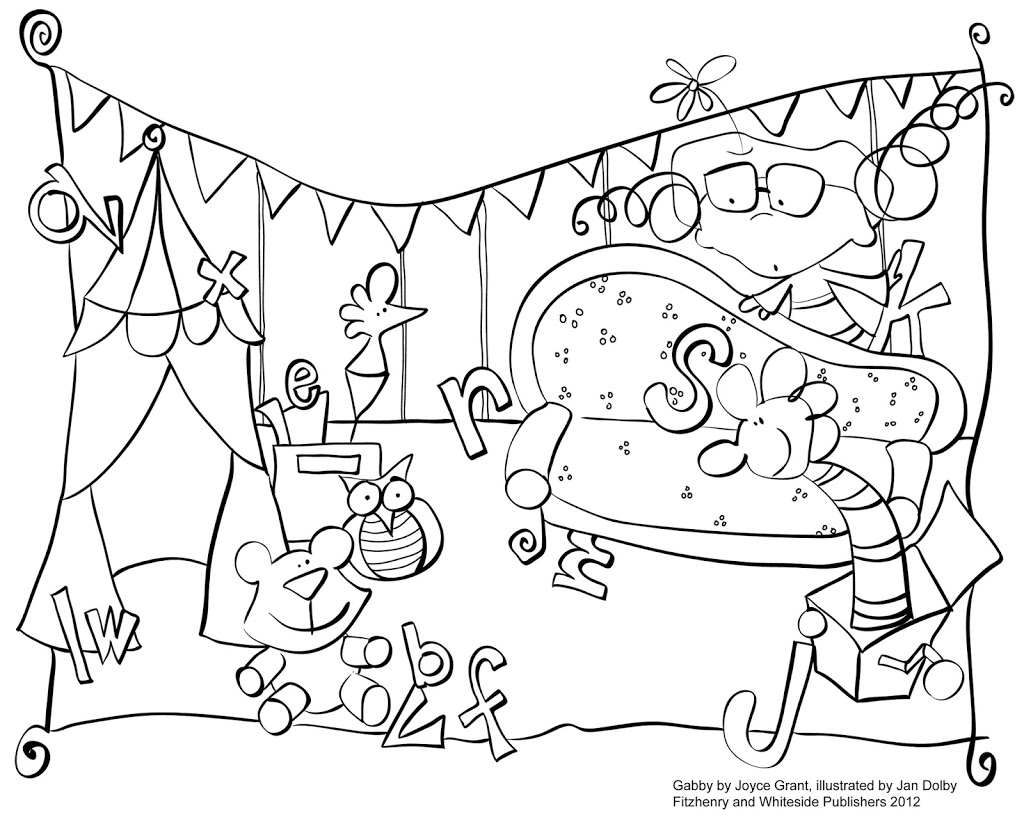 Gabby colouring pages.... - Jan Dolby