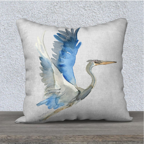 Blue Heron Pillow Case