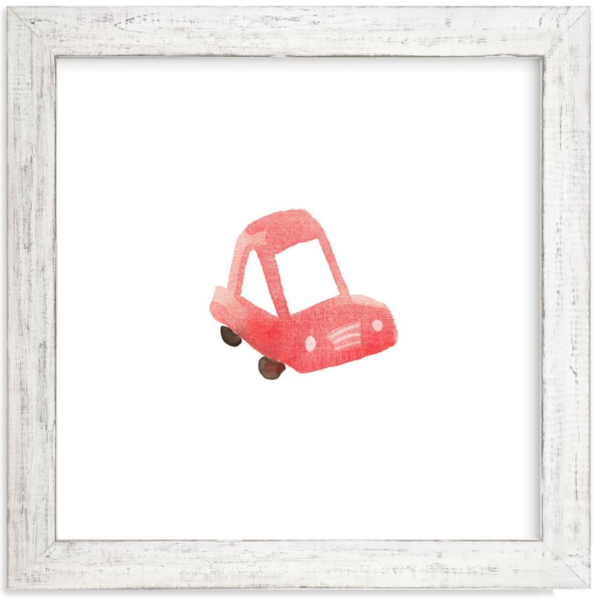Red Car Wall Art