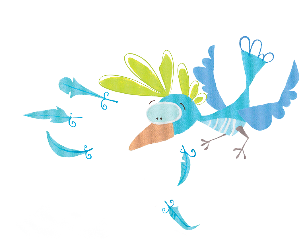 Blue Bird Children's Illustration Children's illustration of blue bird