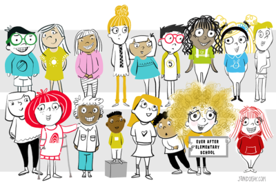 School Children Illustrations