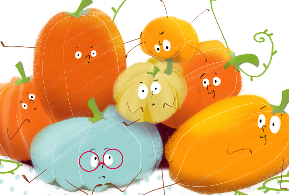 Pumpkin People illustration