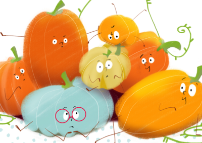Pumpkin People illustration
