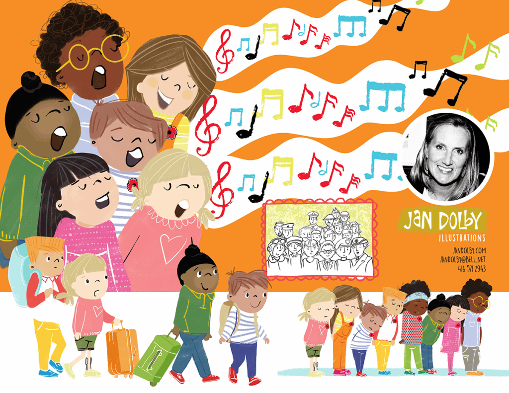 a collection of illustrations by Jan Dolby